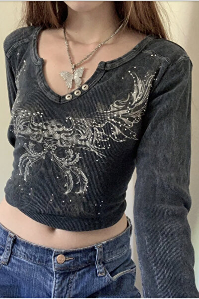 Köstebek Φούτερ με μοτίβο Fairy V λαιμόκοψη