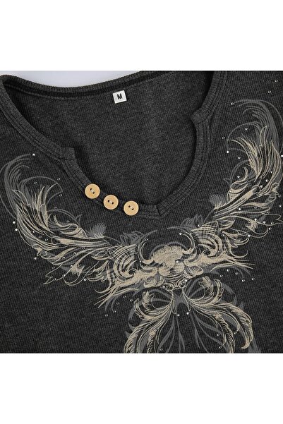 Köstebek Φούτερ με μοτίβο Fairy V λαιμόκοψη