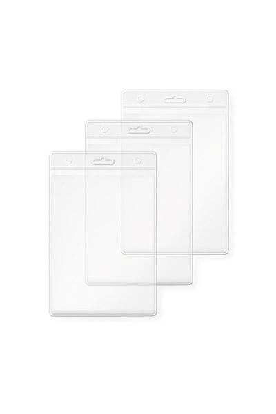 KRAF CARD BAG PVC 115x145 MM 100 PIECES