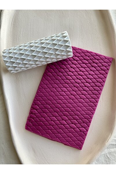 Volala لفة نسيج طين البوليمر منقوشة بالألماس / لفة نمط الطين السيراميكي