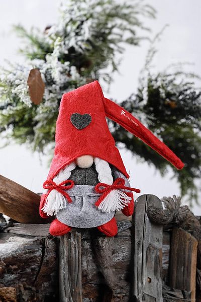C9 Christmas Gnome Ornament Christmas Set of 2 - Santa Claus Gnome Decoration Set
