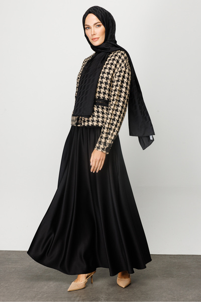 Mooncorn Μοτίβο κυμάτων Μεταξένιο ζακάρ σάλι