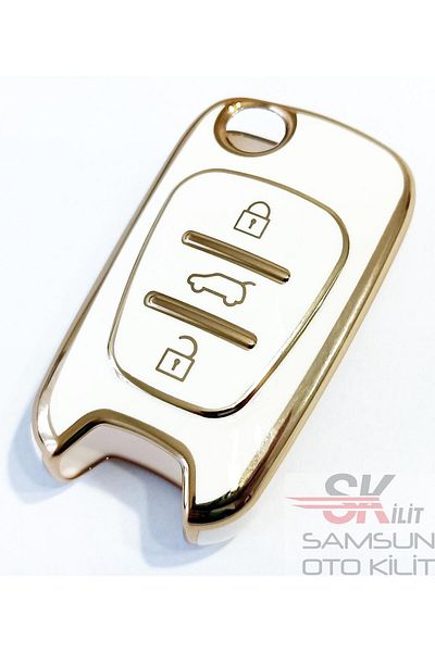 skilit samsun oto kilit Kia Rio Ceed Sportage Bongo Key Case Controller Case Container White