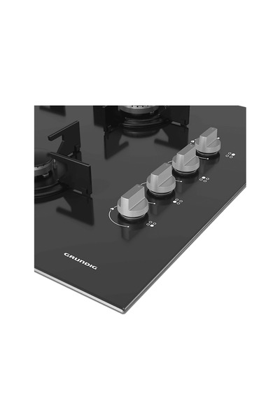 Grundig GIGL 622410 GR Wok Gözlü Gri Cam Ankastre Ocak