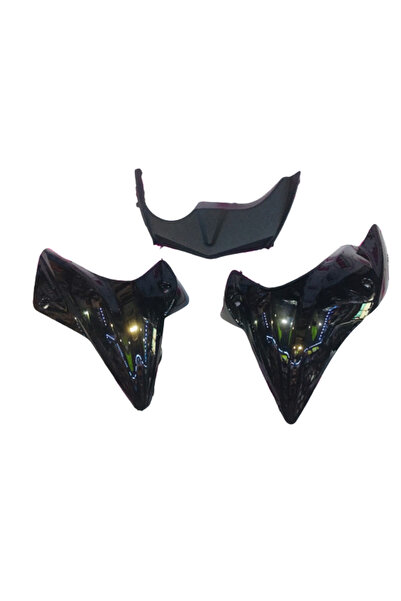 MOTOSVN MONDİAL MH 125 DRİFT L ALT RÜZGARLIK SAKAL PANEL SİYAH TAKIM