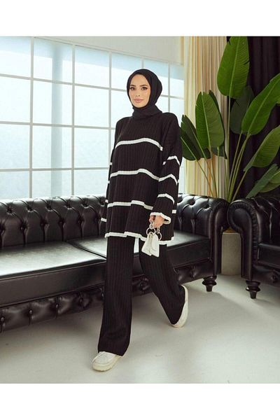 Ahel Tasarım Knitwear Suit Set
