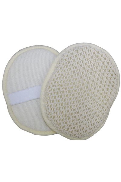 Çeştepe Bath Loofah 3-Piece Body and Face Loofah with Hand-Plug Elastics