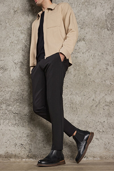 Ziya , Erkek Hakiki Deri Bot 1331007Z3047 Siyah