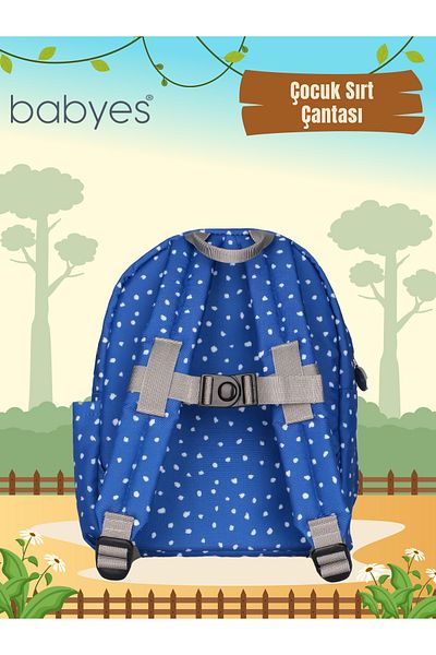 Babyes Rucsac pentru copii Penguin Bleumarin