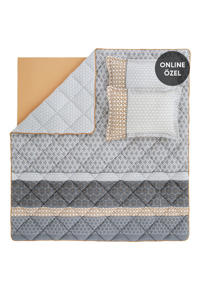 Yataş Taren Tek Kişilik Uyku Seti - Gri