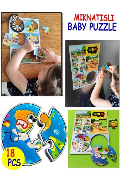 Schmülzer Magnetic Educational Toy- Hand-Eye coordination - Fine, Rough motor Skills- problem solving reasoning