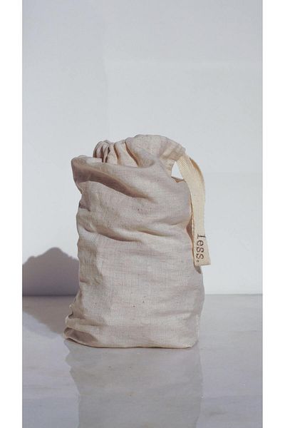 Less Sürdürülebilir Yaşam Gereçleri Linen Storage Pouch| Pulses & Organizer Cream 30x20 Cm