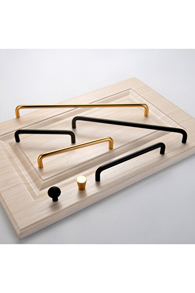 ARON (2 PCS) U HANDLE 224MM (MATTE GOLD) TV UNIT DRAWER CONSOLE DRAWER KITCHEN DOOR HANDLE