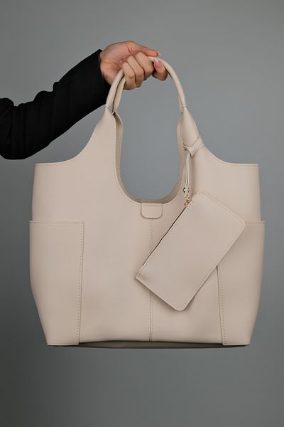 LuviShoes Γυναικεία τσάντα ώμου Amaya Cream