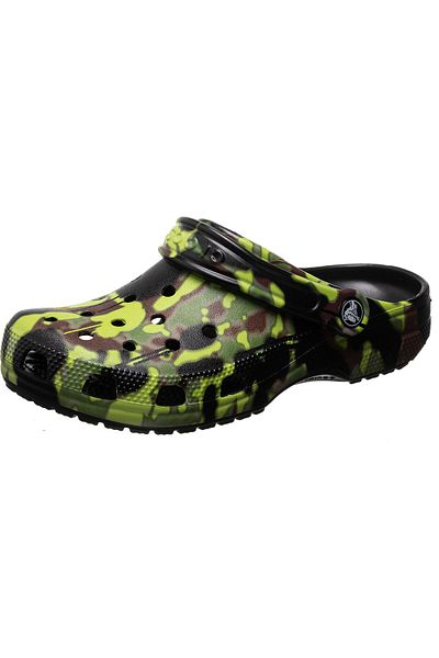 Crocs Herren Crocs Classic Spray Camo Clog Pantoletten