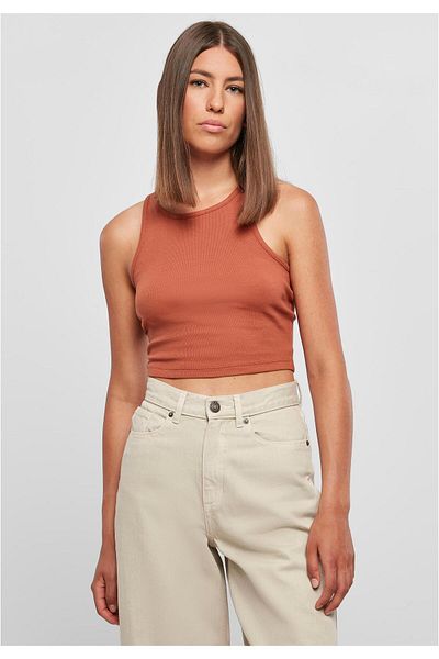 Urban Classics Kurzes, geripptes Damenoberteil für Damen