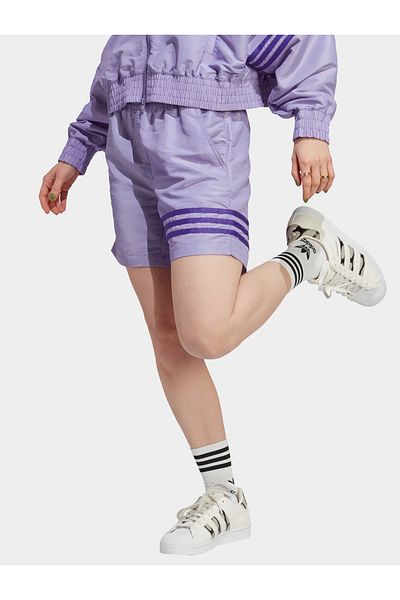 Lila adidas Caprihose Bermudashorts Online Kaufen Trendyol