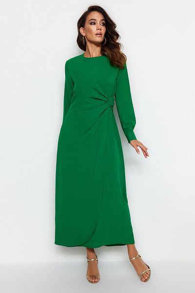 Trendyol Modest Grünes Accessoire Detaillierte Aerobin Gewebte Kleidung TCTAW24EB00067