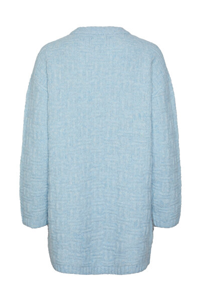 PIECES Pcsua Ls O-Deck Pulover Knit Dress Bc