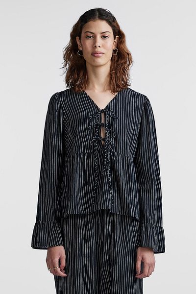 PIECES Pcalıce Ls Tie Top D2D