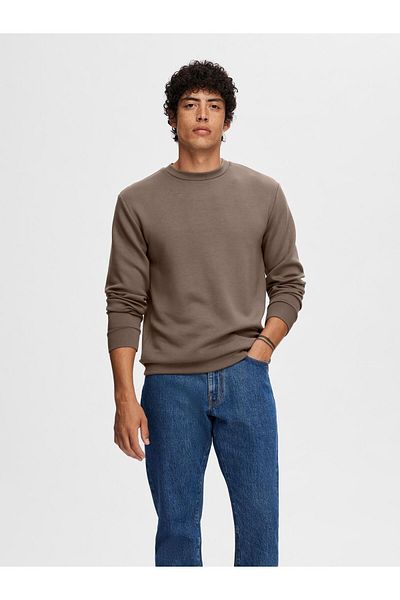 Selected Homme Sweatshirt mit langen Ärmeln
