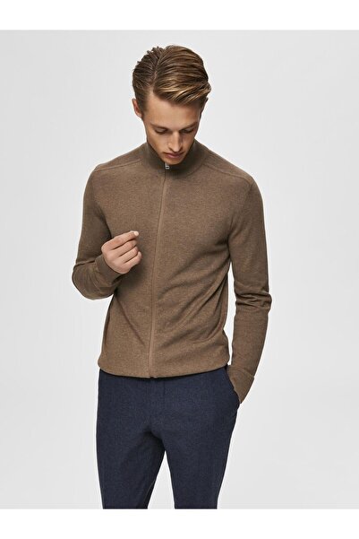 Selected Homme Strickjacke mit Reißverschluss