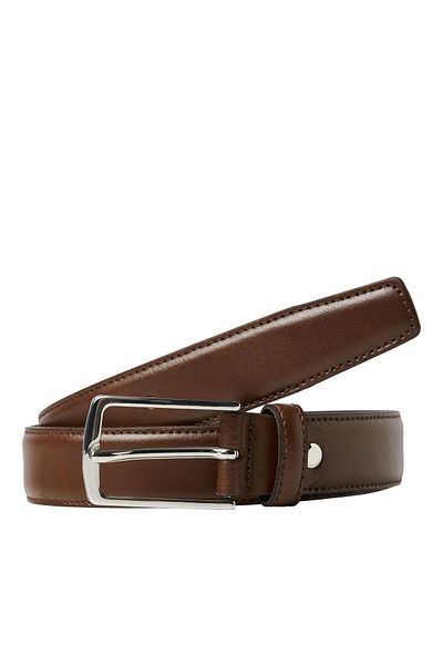 Jack & Jones Gürtel Geradlinig Geschnittener Leder