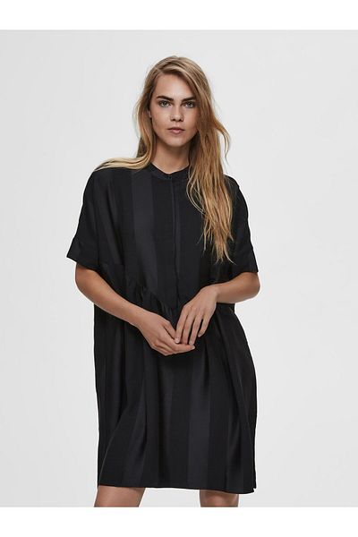 Selected Femme Minikleid Übergroßer Satin