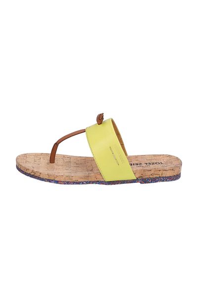 Josef Seibel Henriette 05 | Zehentrenner für Damen | Gelb Henriette 05, Zitron-Kombi