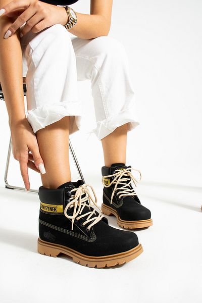 MELAMS LACE-UP NUBUCK SPRING WINTER UNISEX BOOTS COMFORTABLE AND LIGHT