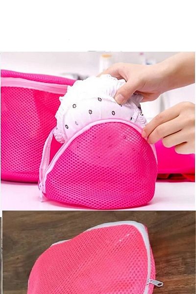 ALERİA CONCEPT Pink Suede and Bikini Washing Net