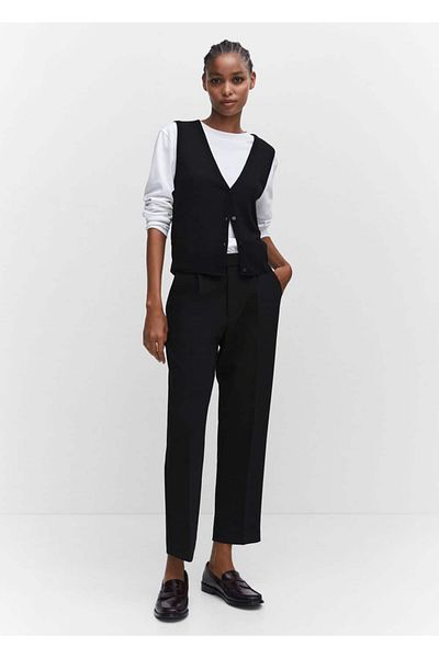 MANGO Woman Thin knitted vest