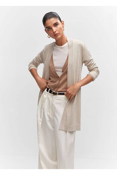 MANGO Woman Cardigan subțire de tricotaj