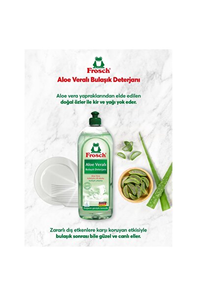 Frosch Aloveralı Bulaşık Deterjanı 750 ml 2'li