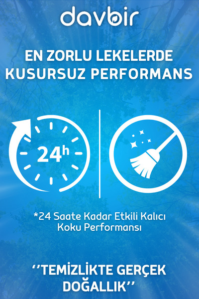 Davbir 3'lü Set Akıllı Robot Süpürge Deterjanı Beyaz Sabun,Türk Hamamı,Okyanus Sprey Mop Deterjanı 3X 550ML