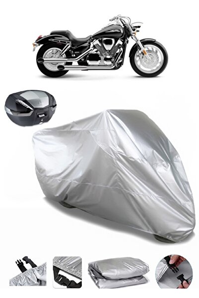AutoEN Honda VF 750 C Magna Rear Bag Compatible Motorcycle Tarpaulin Luxury Q...