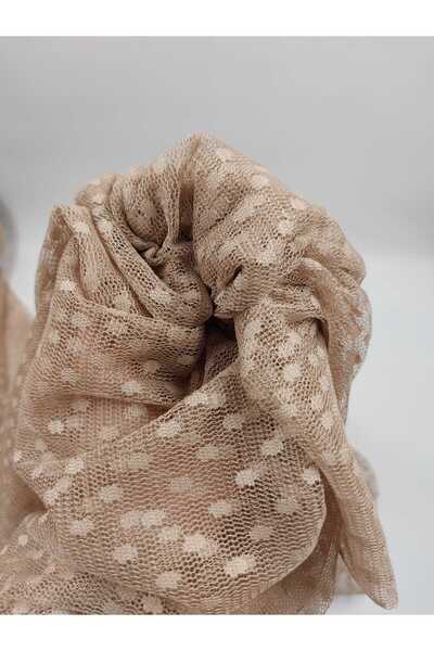 Bursa Kumaş Likralı Puantiyeli Tül