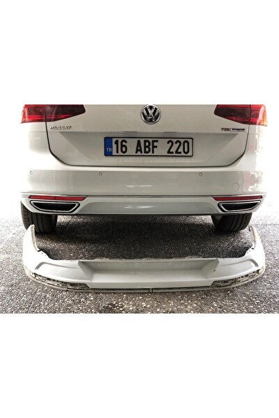 HYM TUNİNG VW Passat B8 highline R-Line Arka Difüzör Tampon Eki, 2015- 2018