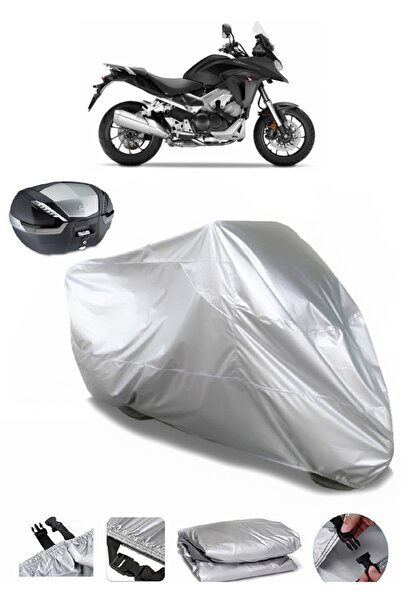 AutoEN هوندا VFR 800 X كروس رانر حقيبة خلفية متوافقة مع دراجة نارية غطاء دراجة بجودة عالية.