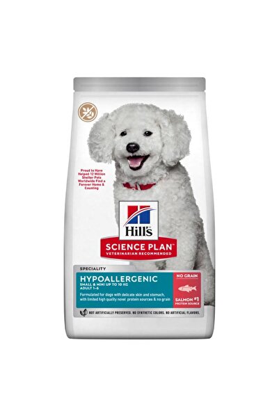 Hills Science Plan Hill's Hypoallergenic Yetişkin Mini Irk Somonlu Köpek Mama...