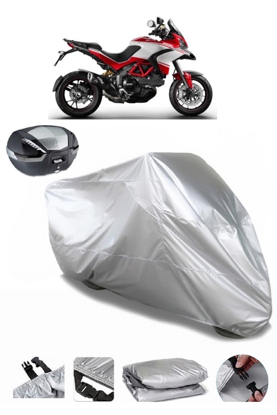 AutoEN Ducati Multistrada 1200 Pikes Peak Rear Bag Compatible Motorcycle Cover Luxury Quality Motor Cover