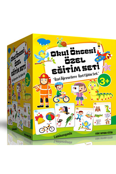 Enine Boyuna Eğitim Okul Öncesi Özel Eğitim Seti (4 Süper Kitap Laminasyonlu)