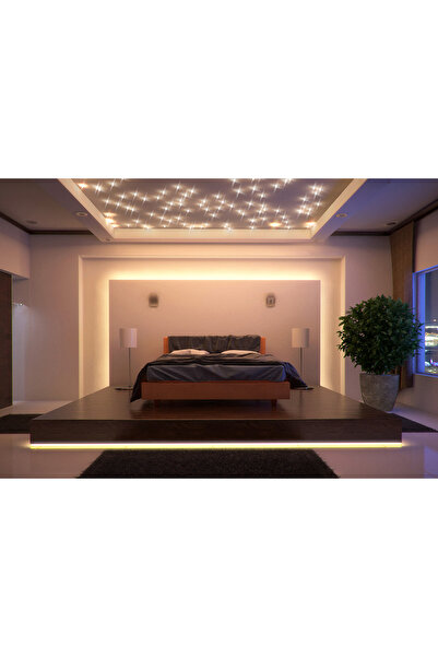 coraxads Animasyonlu Yıldız Tavan Seti QUICK Paket, Montaja Hazır 20watt, 600 lü, Fiber Optik Aydınlatma Kiti