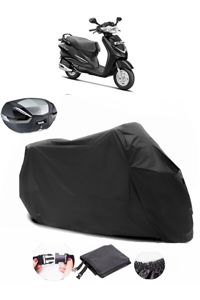 AutoEN Hero Duet VX 110 Backpack Compatible Black Motorcycle Tarpaulin Waterp...
