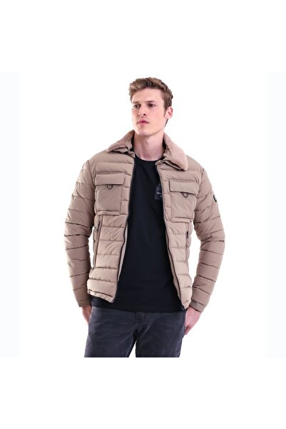 BLACKMOOD Αθλητικό παλτό με γούνινο γιακά