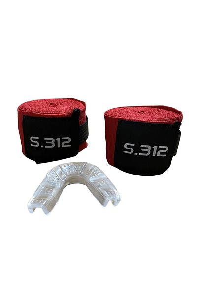 SIFIR312 Bandage & Mouthguard - Boxing, Kickboxing, Taekwondo, Combat Sports Bandage and Silicone Mouthguard