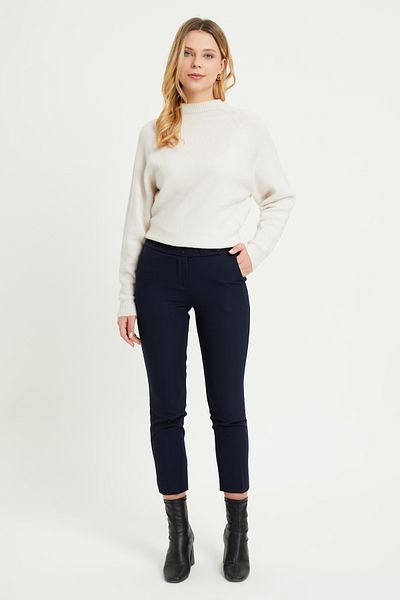 VAVİNOR Cigarette 3-Snap Trousers - Navy Blue