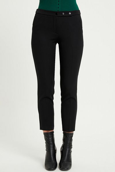 VAVİNOR Cigarette 3-Snap Trousers - Black
