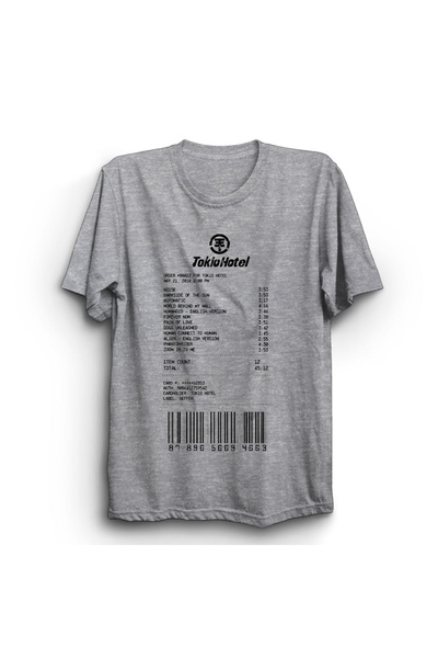 The Fame Tokio Hotel, Bill of Songs, μπλουζάκι ροκ μέταλ μουσικής