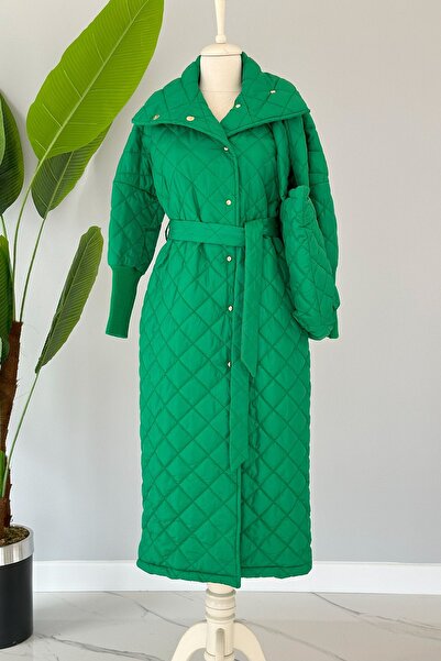 Missemramiss Quilted Coat with Bag 4104 Benetton